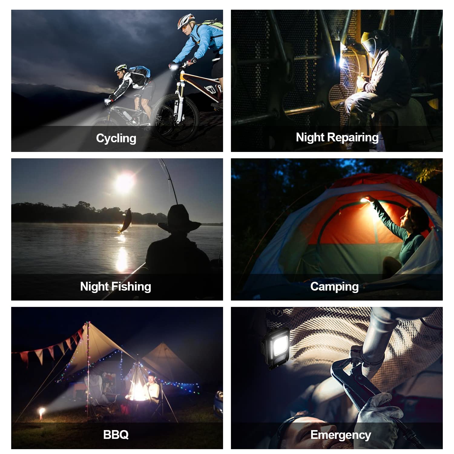 Rechargeable Keychain Mini Flashlight with 4 Light Modes,Ultralight Portable Pocket Light with Folding Bracket Bottle Opener and Magnet Base for Camping Walking - infinityexculsivestore.com