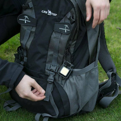 Rechargeable Keychain Mini Flashlight with 4 Light Modes,Ultralight Portable Pocket Light with Folding Bracket Bottle Opener and Magnet Base for Camping Walking - infinityexculsivestore.com