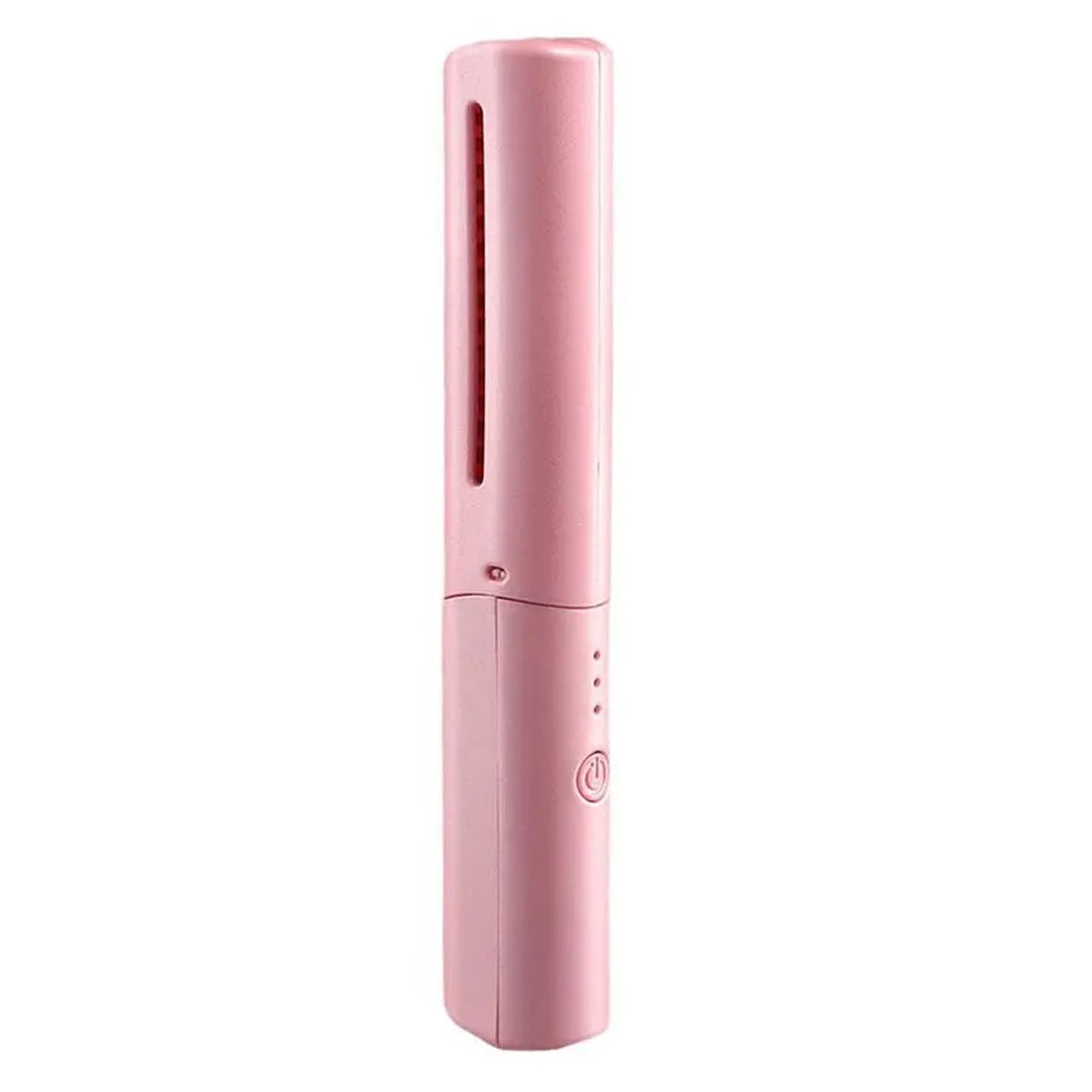 Rechargeable Mini Hair Straightener, Travel Portable USB Charging Cordless Hair Straightener Bursh, Three Temperature Adjustments Flat Iron Comb (1 Pc) - infinityexculsivestore.com