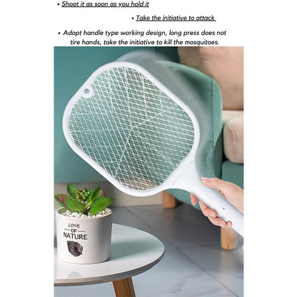 Rechargeable Mosquito Killer Racket with UV Light & USB Charging Base - infinityexculsivestore.com