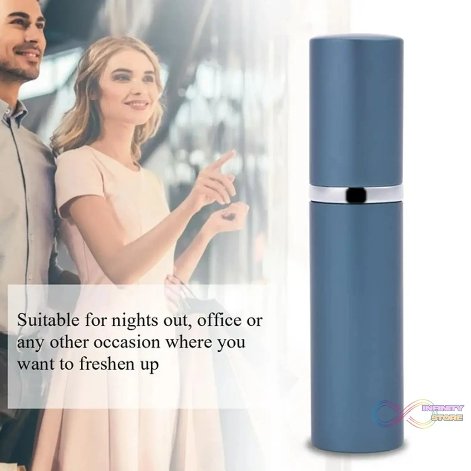 Refillable Fine Mist Spray Bottle for Perfume, Sanitizer, Travel Beauty & Makeup - 1 Pc - infinityexculsivestore.com