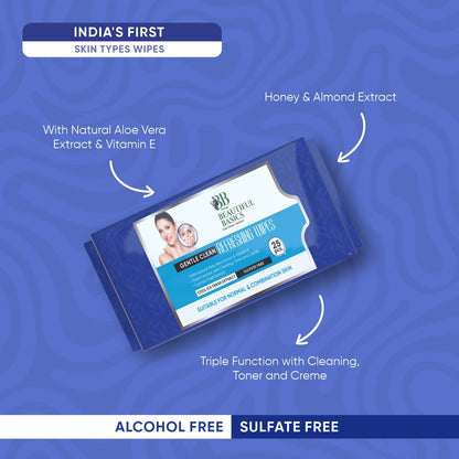 Refreshing Wet Wipes for Face | Facial Cleansing | Refreshing & Skin Hydration| Soothing for skin | pH Balance & Alcohol Free | Nourishing with Fruit extract | 25 Wipes - infinityexculsivestore.com