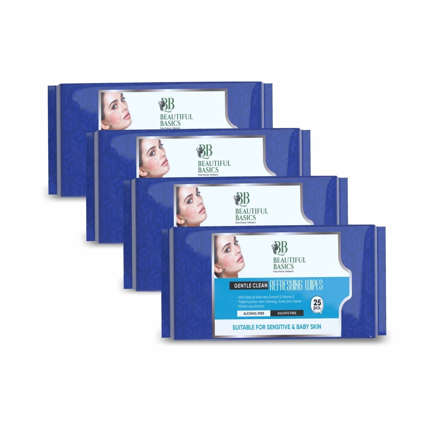 Refreshing Wet Wipes for Face | Facial Cleansing | Refreshing & Skin Hydration| Soothing for skin | pH Balance & Alcohol Free | Nourishing with Fruit extract | 25 Wipes - infinityexculsivestore.com