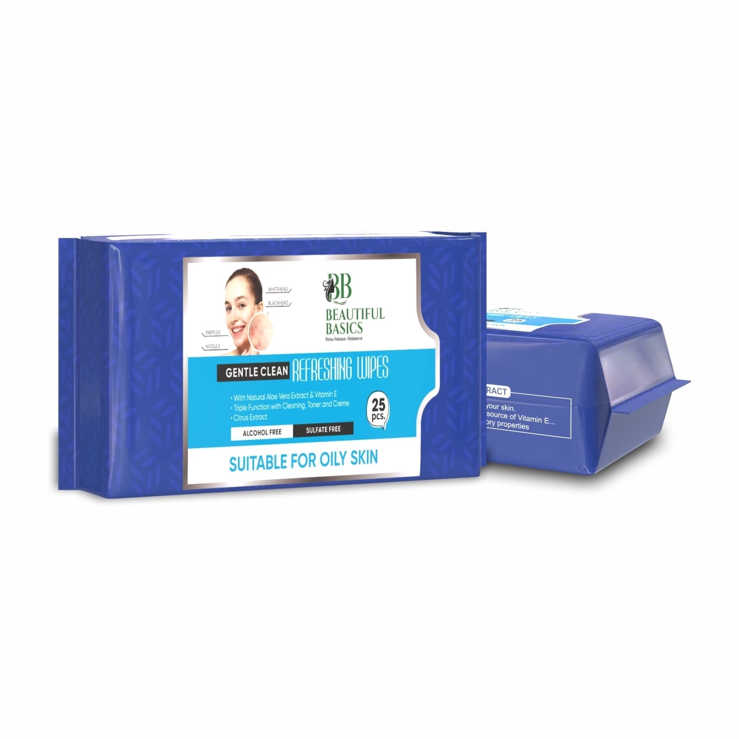 Refreshing Wet Wipes for Face | Facial Cleansing | Refreshing & Skin Hydration| Soothing for skin | pH Balance & Alcohol Free | Nourishing with Fruit extract | 25 Wipes - infinityexculsivestore.com
