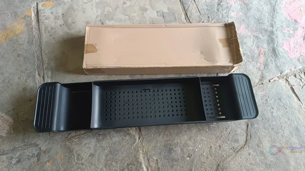 Retractable Bath Caddy, Retractable Bathtub (78 Cm Long Adjust / 1 Pc / With Brown Box) - infinityexculsivestore.com