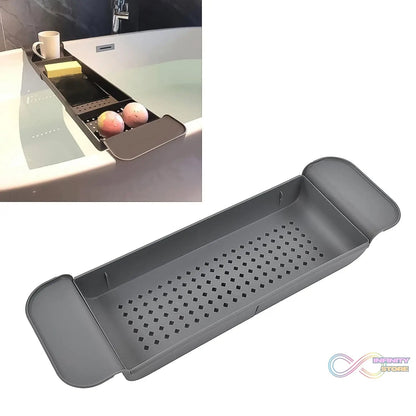 Retractable Bath Caddy, Retractable Bathtub (78 Cm Long Adjust / 1 Pc / With White Box) - infinityexculsivestore.com