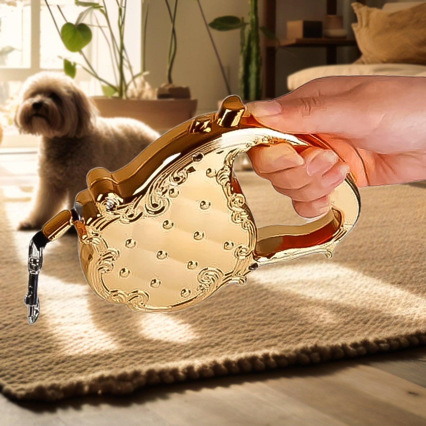Retractable Telescopic Belt Rope Cat Golden Traction (3M Approx / 1 pc) - infinityexculsivestore.com