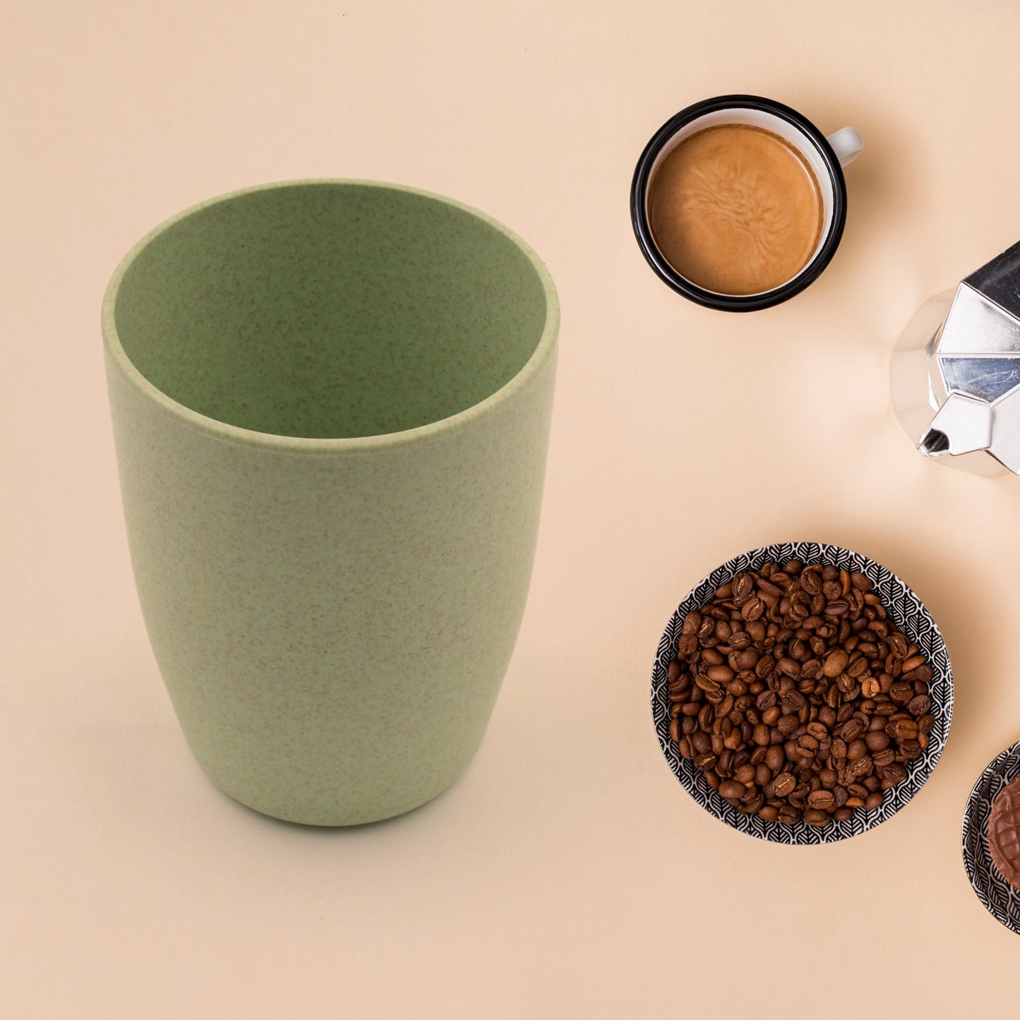 Reusable Cups/Mugs/ Glass/ Tumbler Set Eco Friendly Cups for Drinking Tea Coffee, Dishwasher Safe, Non - slip Bathroom Cup Tooth Cups For Home Office (1 Pc) - infinityexculsivestore.com