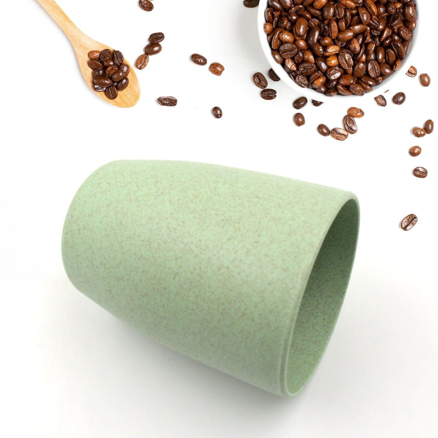 Reusable Cups/Mugs/ Glass/ Tumbler Set Eco Friendly Cups for Drinking Tea Coffee, Dishwasher Safe, Non - slip Bathroom Cup Tooth Cups For Home Office (1 Pc) - infinityexculsivestore.com