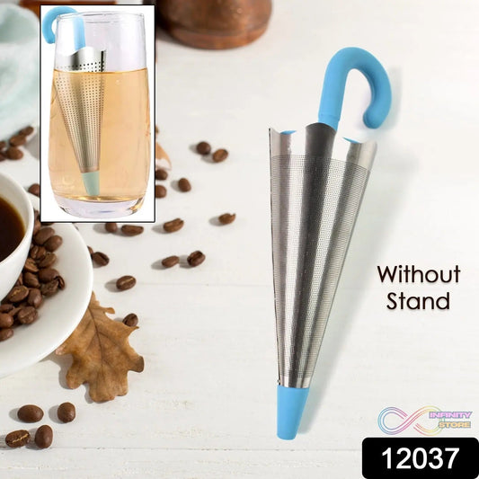 Reusable Cute Umbrella Tea Strainer Without Tray / Stand (1 Pc / Mix Color) - infinityexculsivestore.com