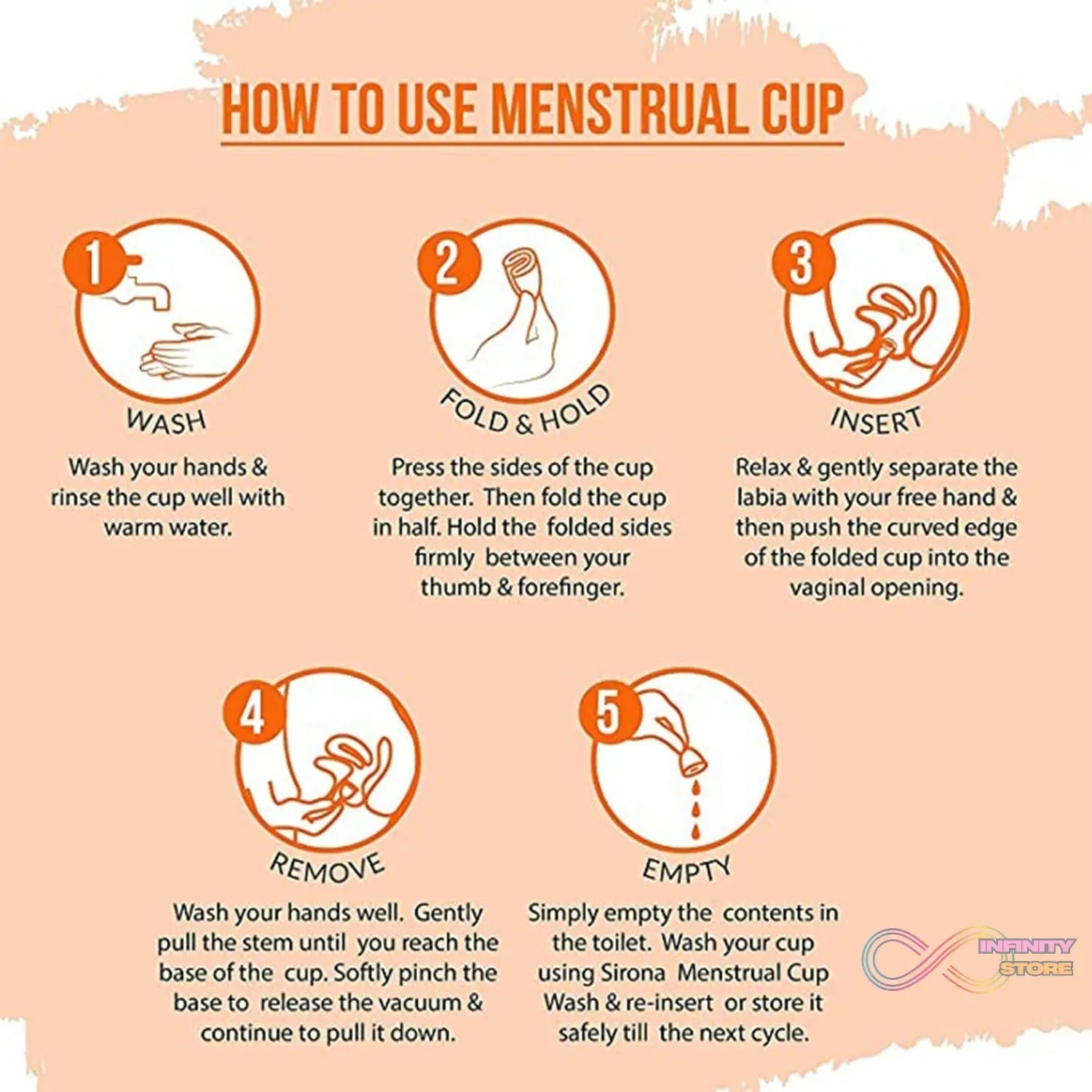 Reusable Menstrual Cup for Women & Girls | Eco - Friendly Period Solution - infinityexculsivestore.com