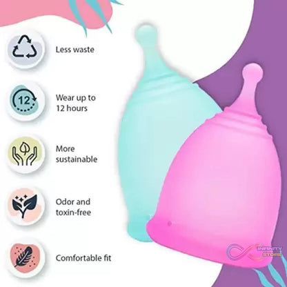 Reusable Menstrual Cup for Women & Girls | Eco - Friendly Period Solution - infinityexculsivestore.com