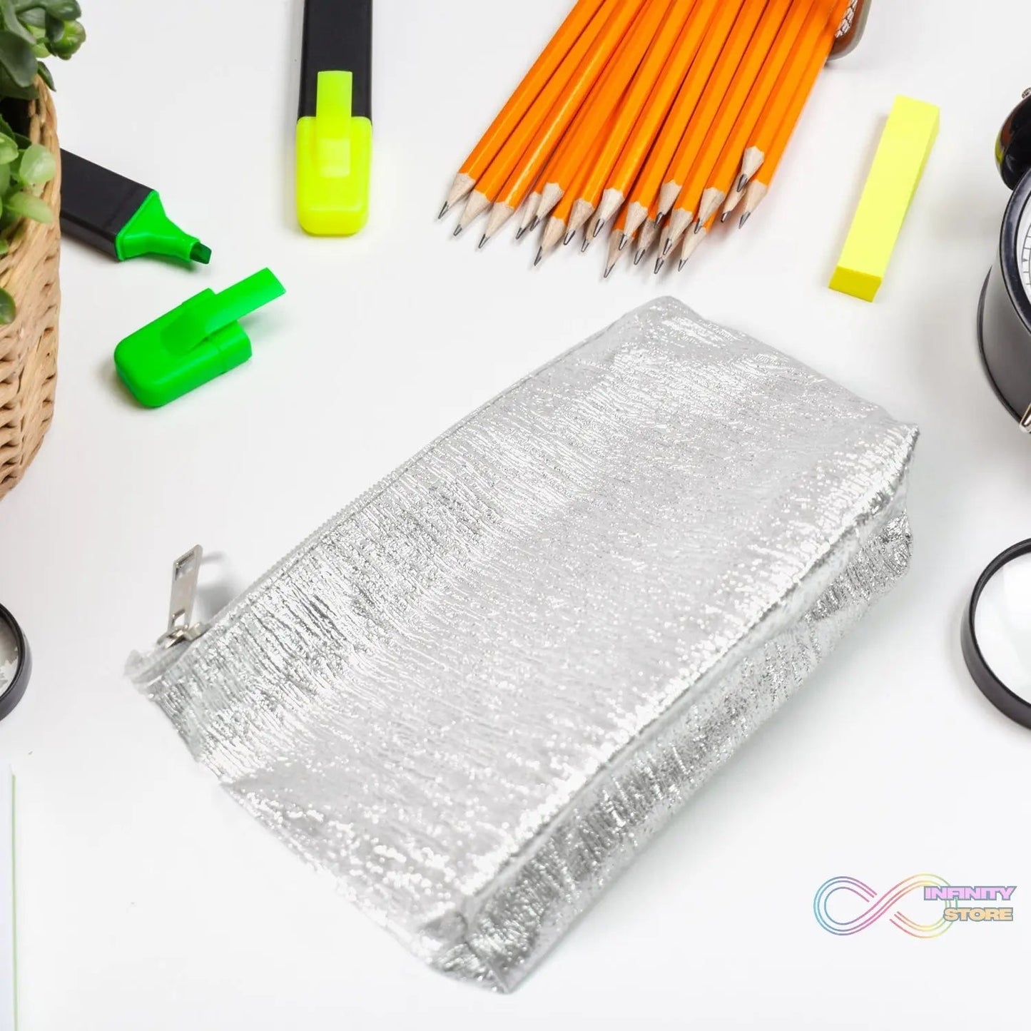 Reusable Multipurpose Washable Pouch Pen Stationary Case (1 Pc) - infinityexculsivestore.com