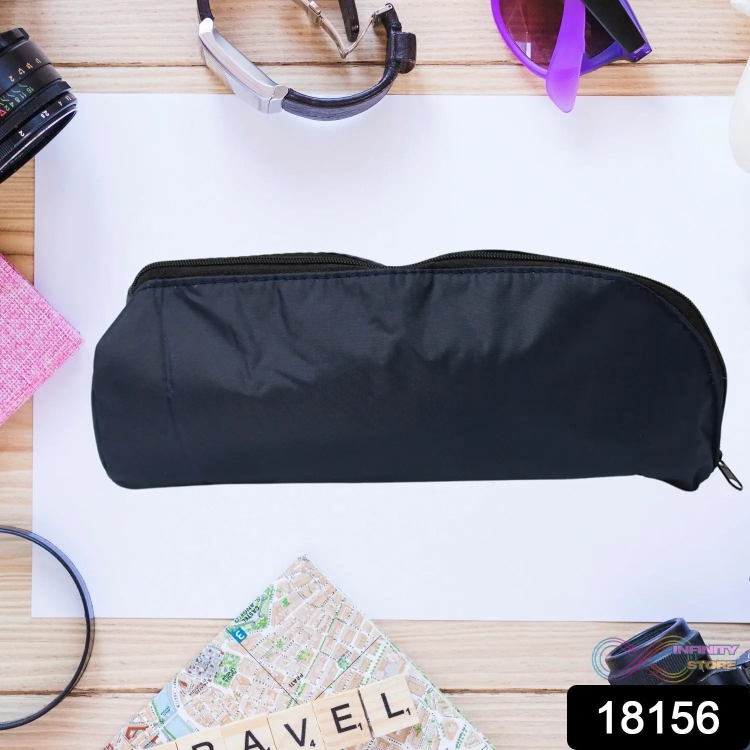 Reusable Multipurpose Washable Pouch Pen Stationary Case Travel (1 Pc) - infinityexculsivestore.com