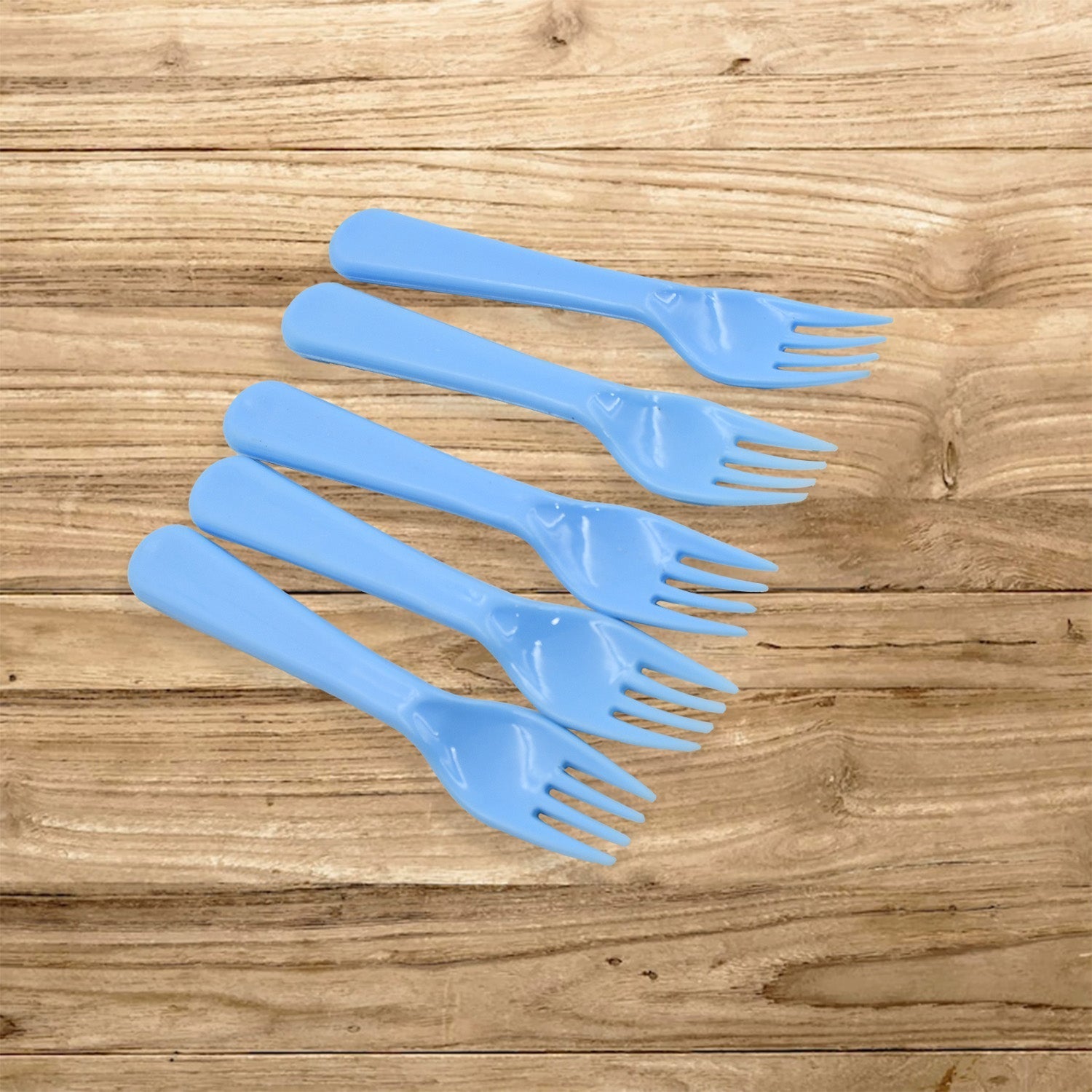 Reusable Premium Heavy Weight Plastic Forks, Party Supplies, One Size, plastic 5pc Serving Fork Set for kitchen, Travel, Home (5pc) - infinityexculsivestore.com