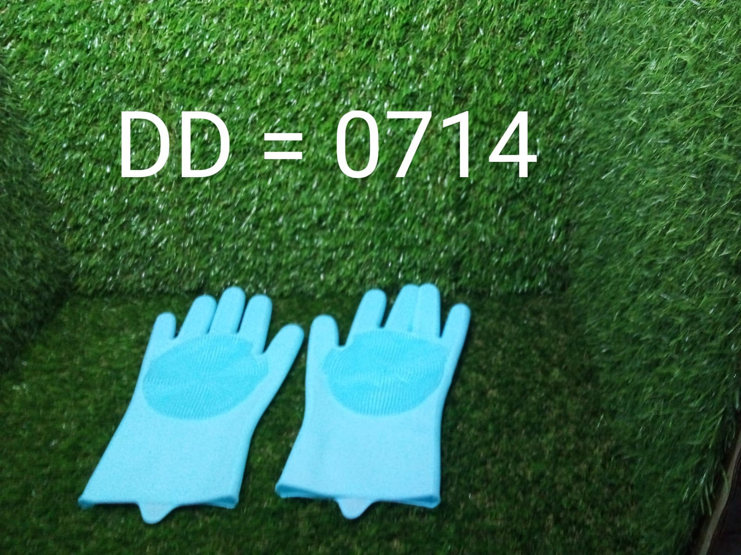 Reusable Silicone Cleaning Brush Scrubber Gloves (Multicolor) - infinityexculsivestore.com