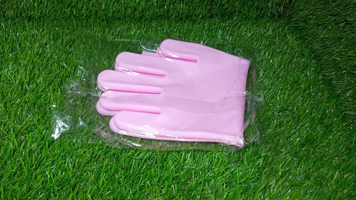 Reusable Silicone Cleaning Brush Scrubber Gloves (Multicolor) - infinityexculsivestore.com