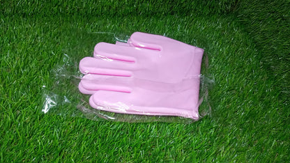 Reusable Silicone Cleaning Brush Scrubber Gloves (Multicolor) - infinityexculsivestore.com