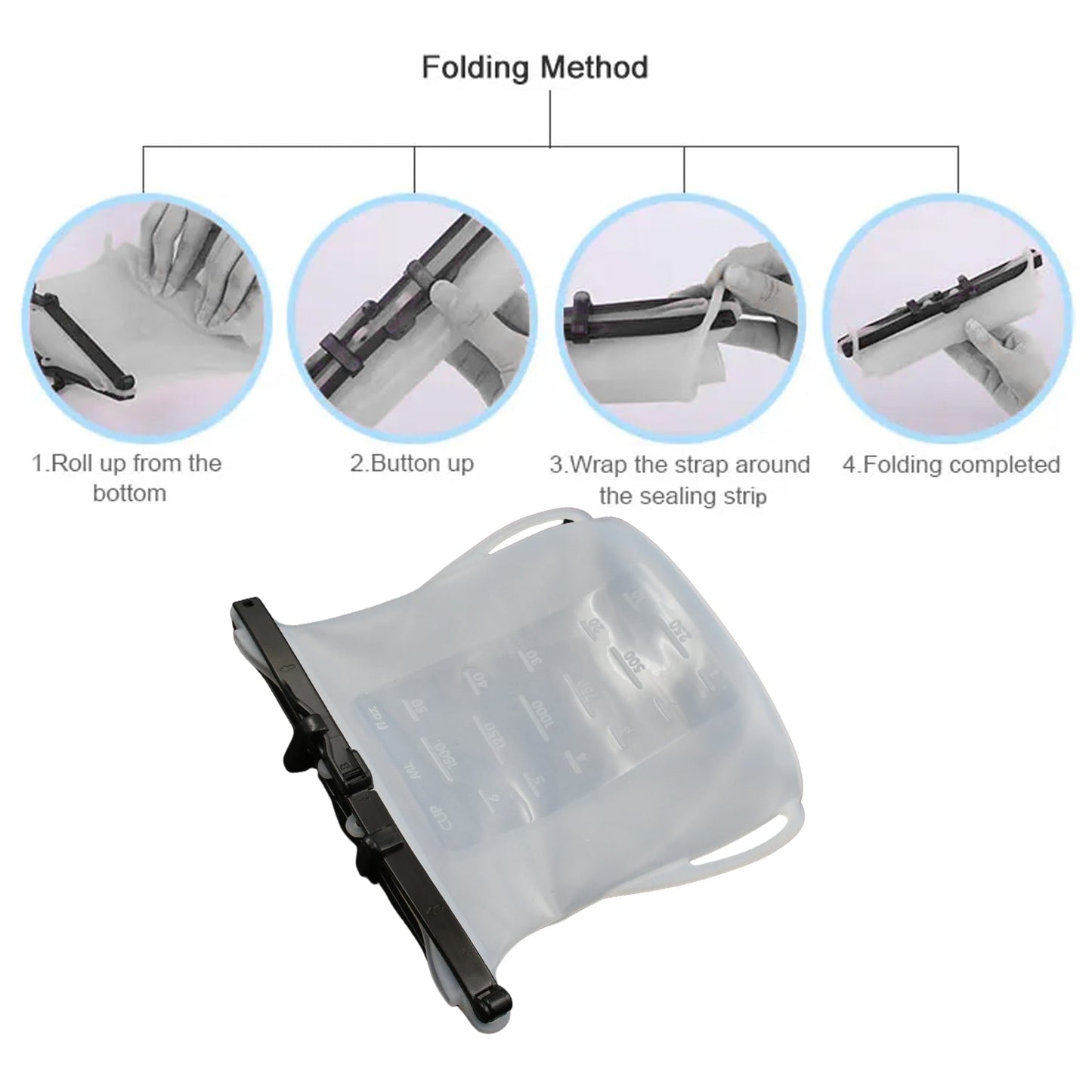 Reusable Silicone Food Storage Bag Set Leakproof Lock Reusable Flat Bottom Freezer Bags, Sandwich Bags, Silicone Food Grade Kids Snack Bags, BPA Free Microwave Safe (1 Pc) - infinityexculsivestore.com