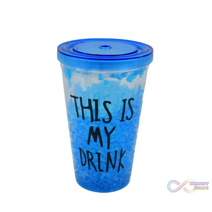 Reusable Tea Coffee Tumbler with Lid Double Wall (1 Pc / Mix Colour / Without Straw) - infinityexculsivestore.com