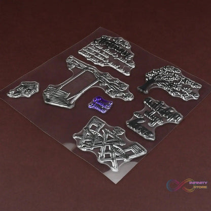 Reusable Transparent Rubber Stamp for Paper Crafts (Mix Design / 1 Sheet) - infinityexculsivestore.com