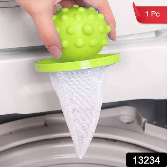 Reusable Washing Machine Floating Cylindrical Shape Lint Mesh Bag ( 1 Pc) - infinityexculsivestore.com