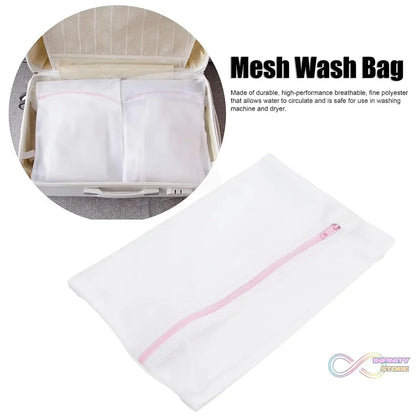 Reusable and Durable Zip Mesh Laundry Bag 3 Different Size (3 Pcs Set) - infinityexculsivestore.com