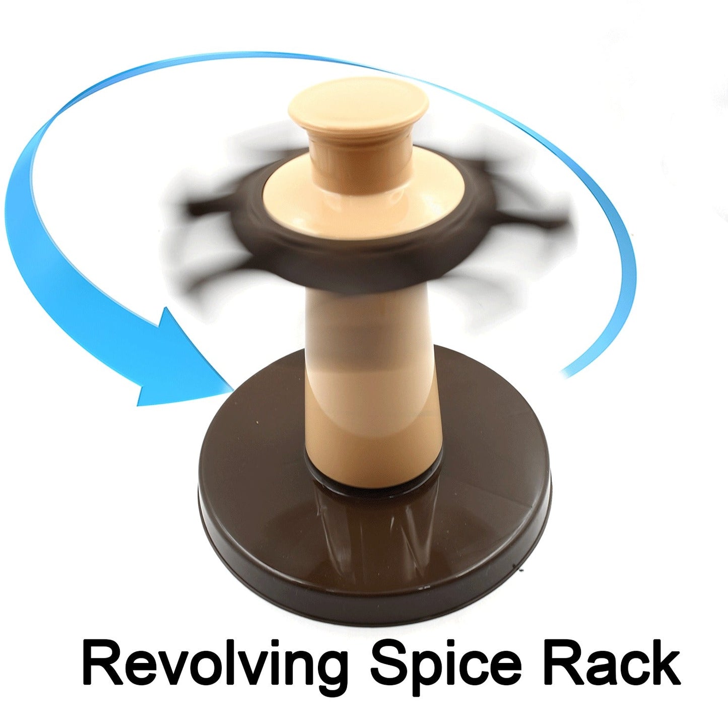 Revolving Spice Rack, 8 Spice jars with 120 ml, Condiment Set - infinityexculsivestore.com