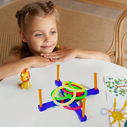 Ringtoss Junior Activity Set for kids for indoor game plays and for fun. - infinityexculsivestore.com