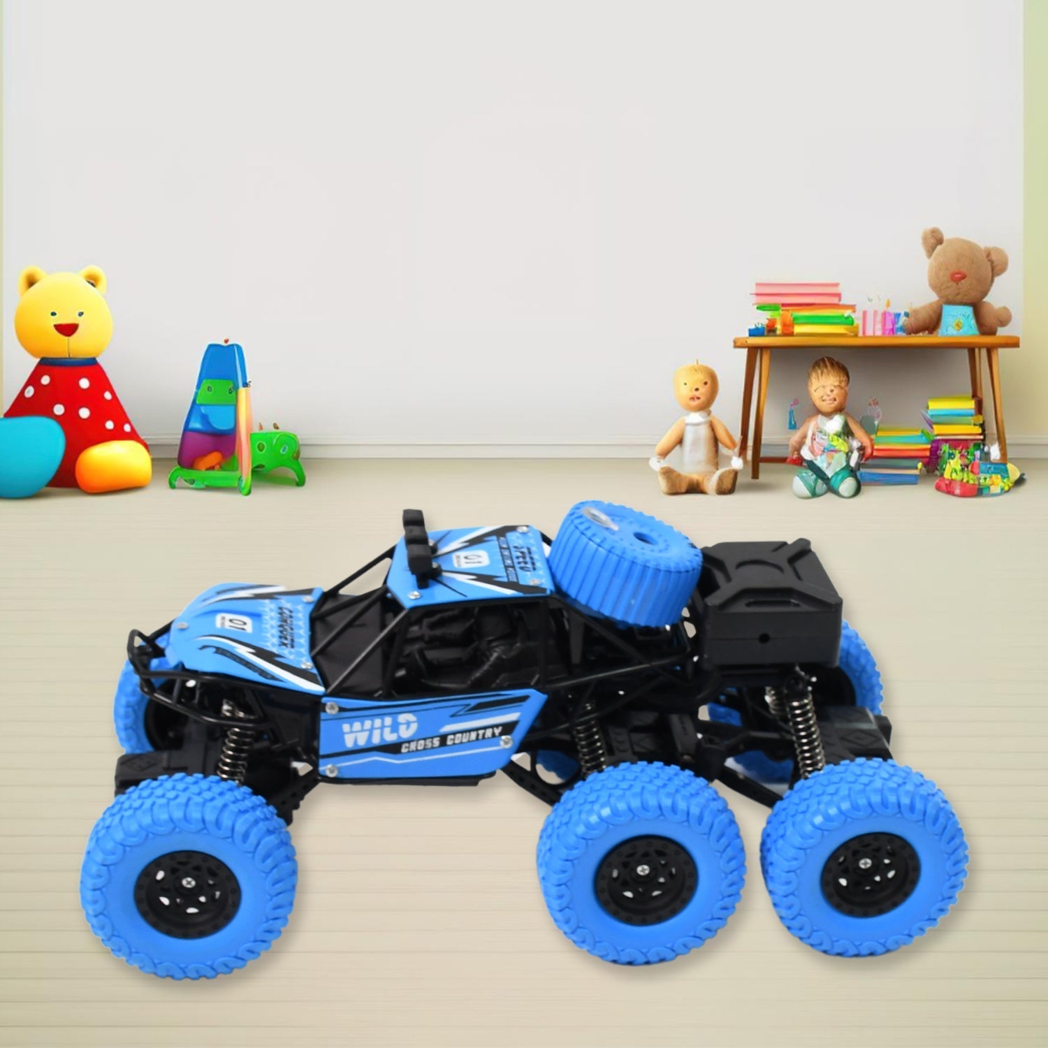 Rock Climber Car, 8 Wheels Climbing Car (1 Pc / Remote Battery Not Included) - infinityexculsivestore.com
