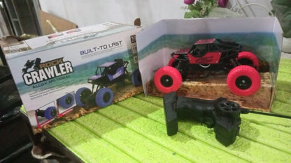 Rock Crawler Monster RC Truck All Terrain Stunt Racing Car Rechargeable Indoor Outdoor Toy Car - infinityexculsivestore.com