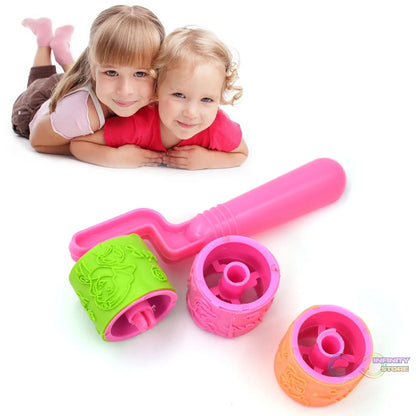 Roller stamp for kids, colorful and fun for play