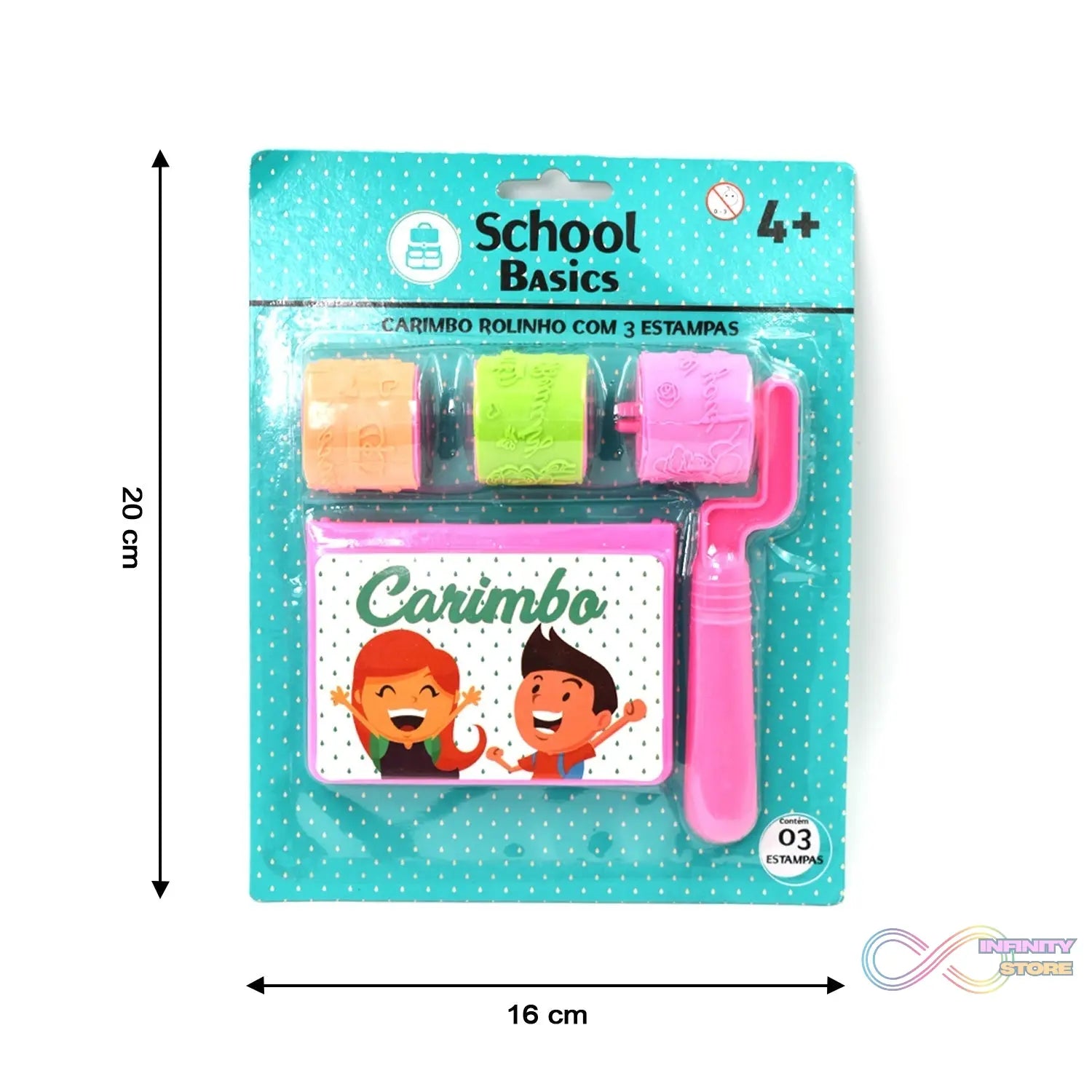 Fun roller stamp for kids, great for arts and crafts