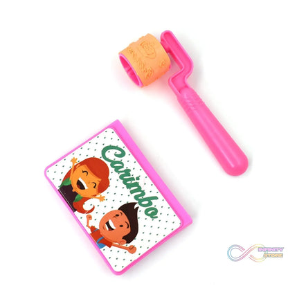 Fun roller stamp for children's play, colorful designs