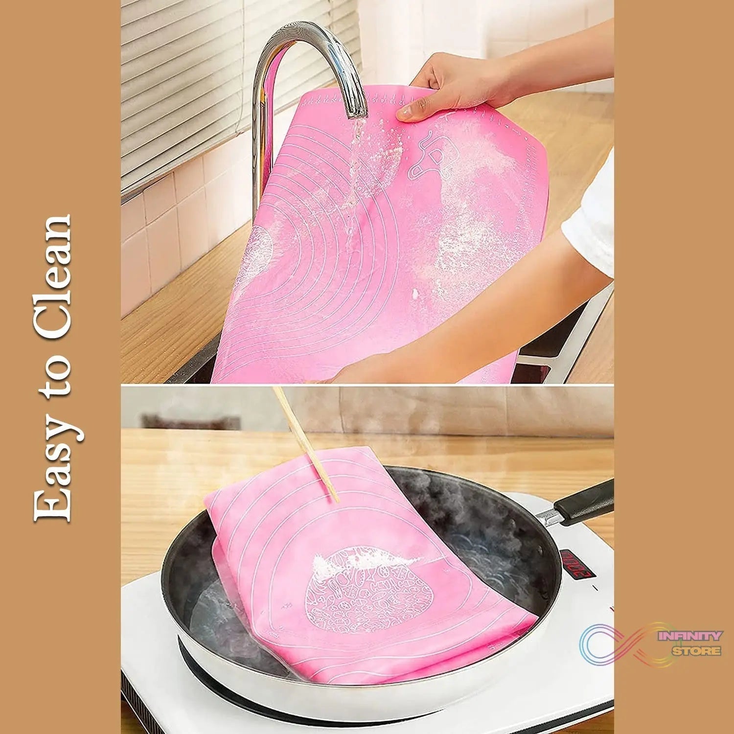 Rolling Baking Mat with Measurements (65×45 Cm / 1 Pc) - infinityexculsivestore.com