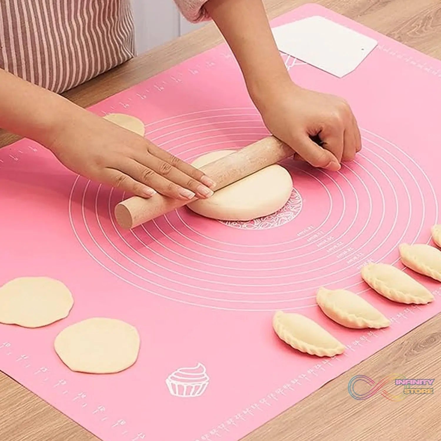 Rolling Baking Mat with Measurements (65×45 Cm / 1 Pc) - infinityexculsivestore.com