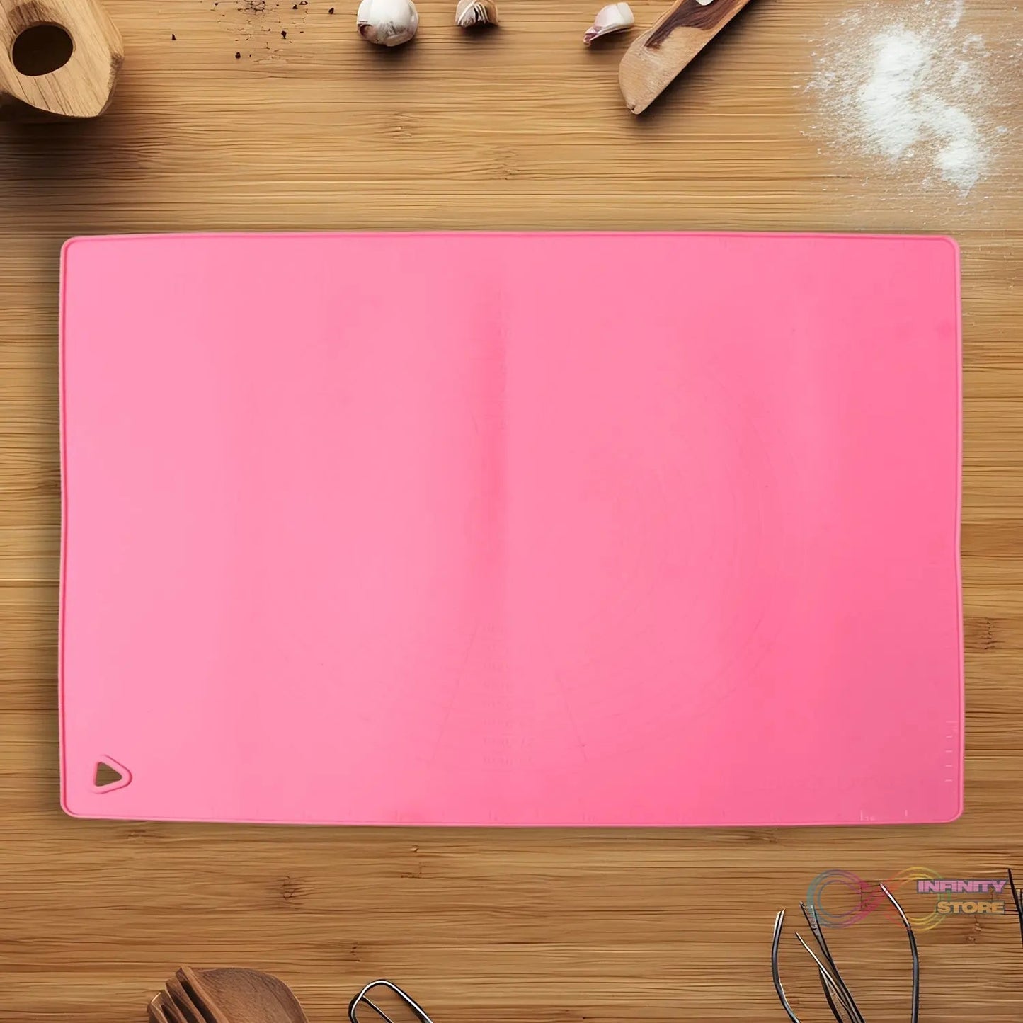Rolling Mat Silicone Baking Mat (50×40 Cm) - infinityexculsivestore.com