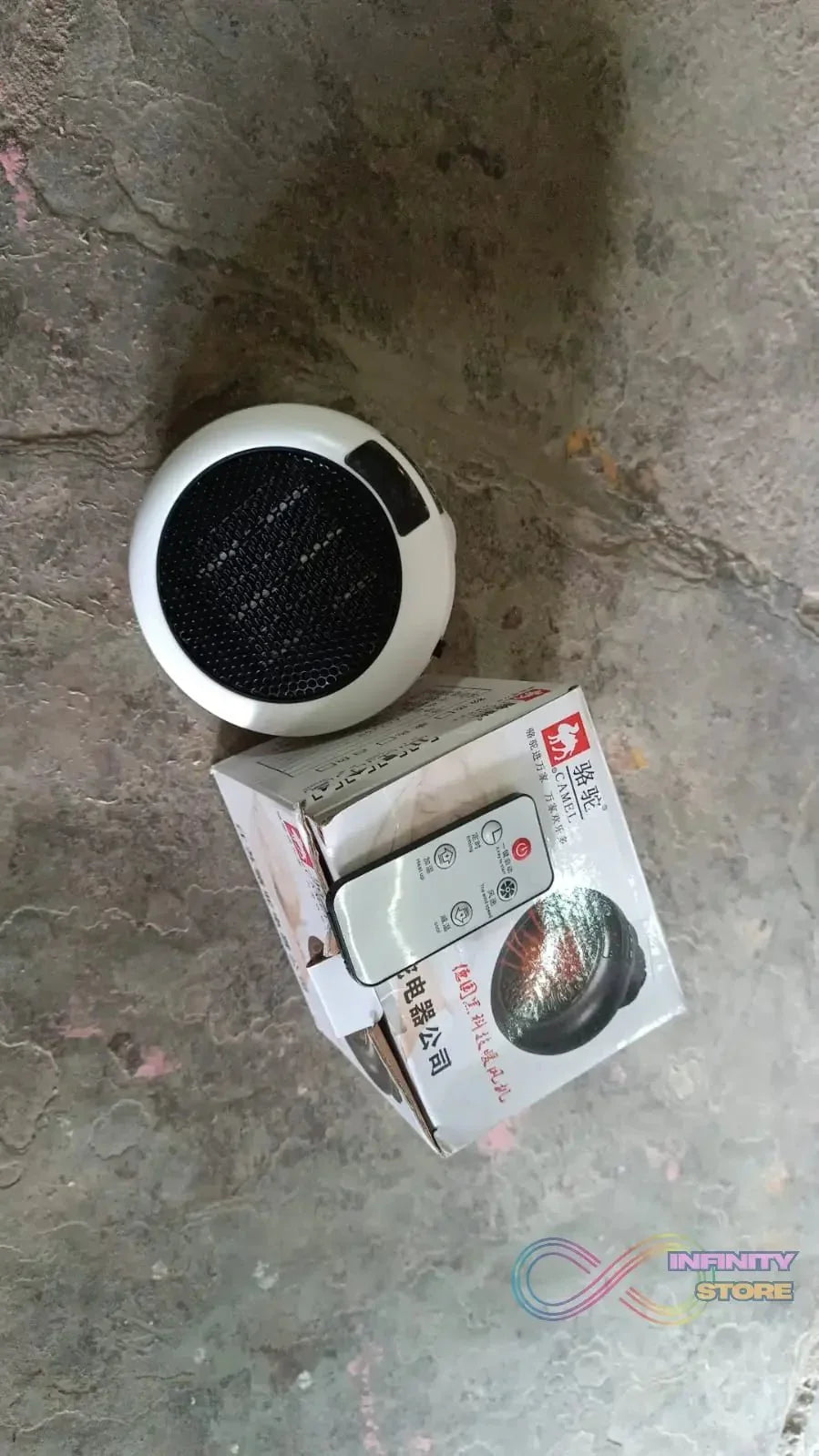 Room Heater LED Screen Portable Wall Heater (1500W / 1 Pc / With Remote) - infinityexculsivestore.com