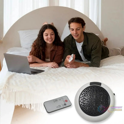 Room Heater LED Screen Portable Wall Heater (900W / 1 Pc / With Remote) - infinityexculsivestore.com