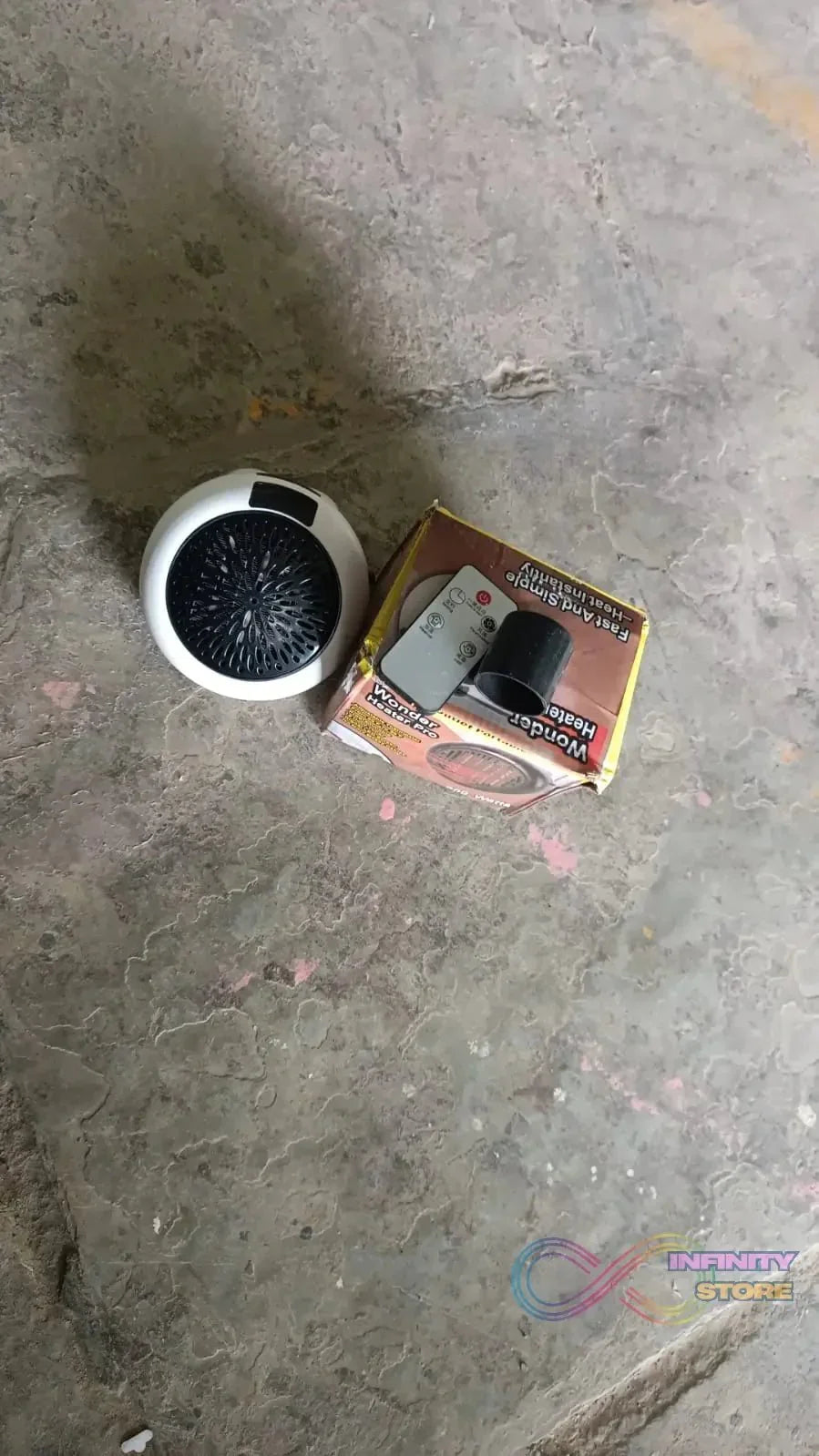 Room Heater LED Screen Portable Wall Heater (900W / 1 Pc / With Remote) - infinityexculsivestore.com