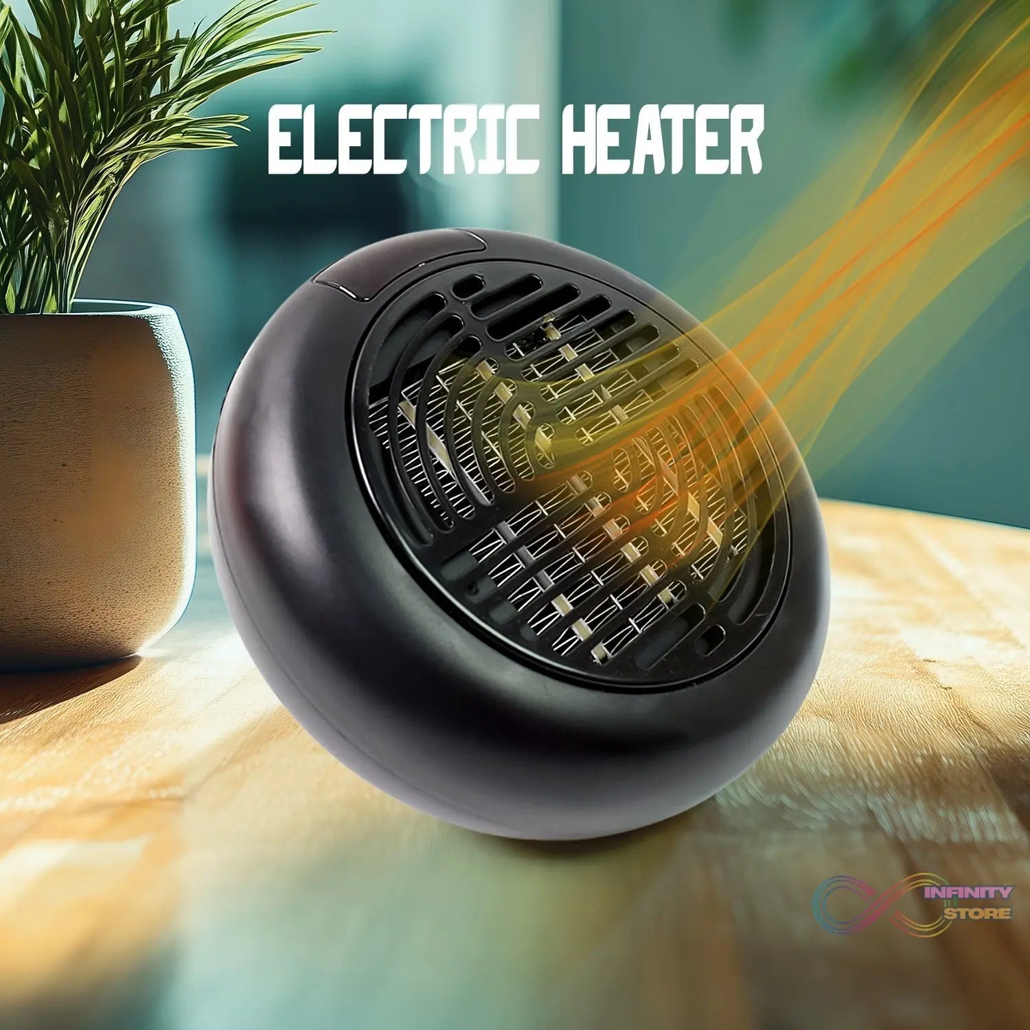 Room Heater for Home, Office, Camper LED Screen Portable Wall Heater (900W / 1 Pc) - infinityexculsivestore.com