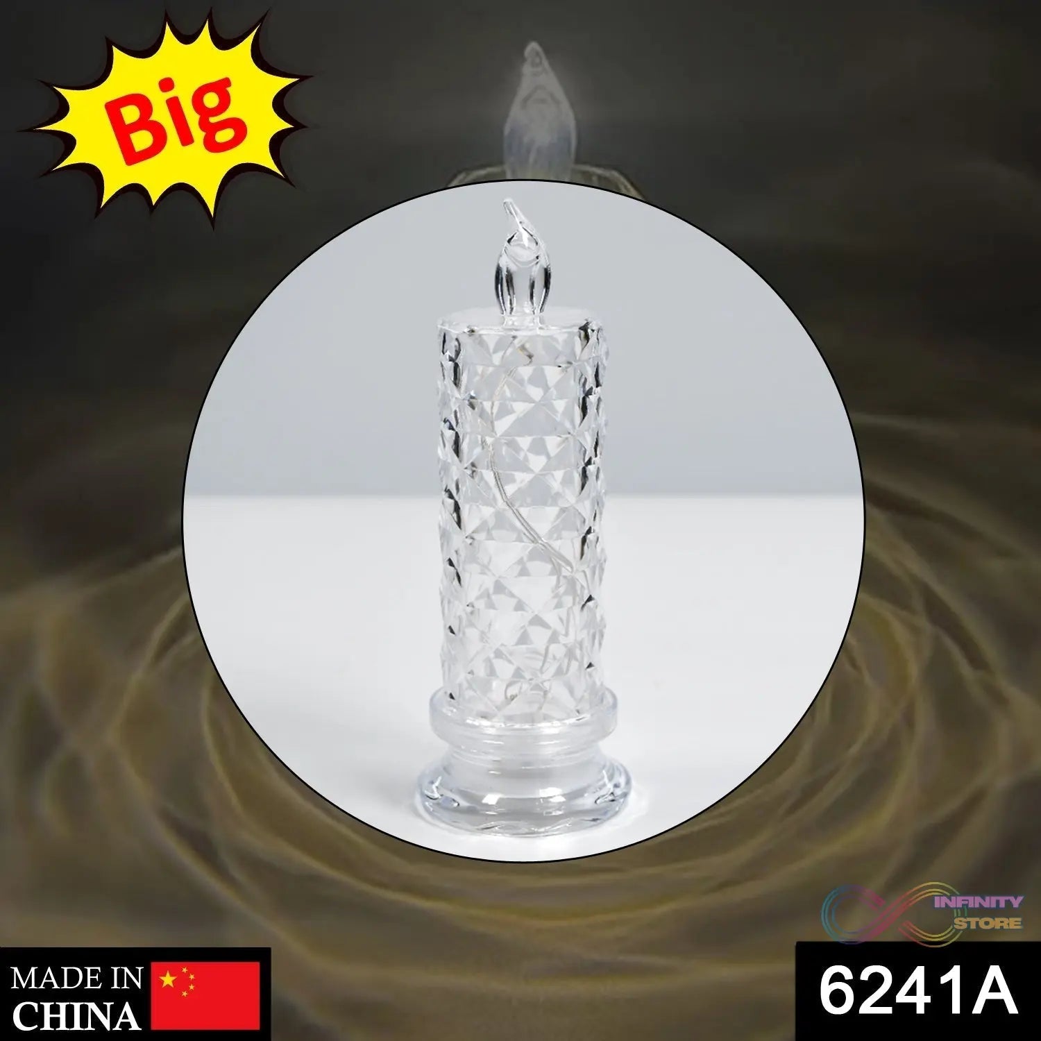 Rose Candles for Home Decoration, Crystal Candle Lights - infinityexculsivestore.com