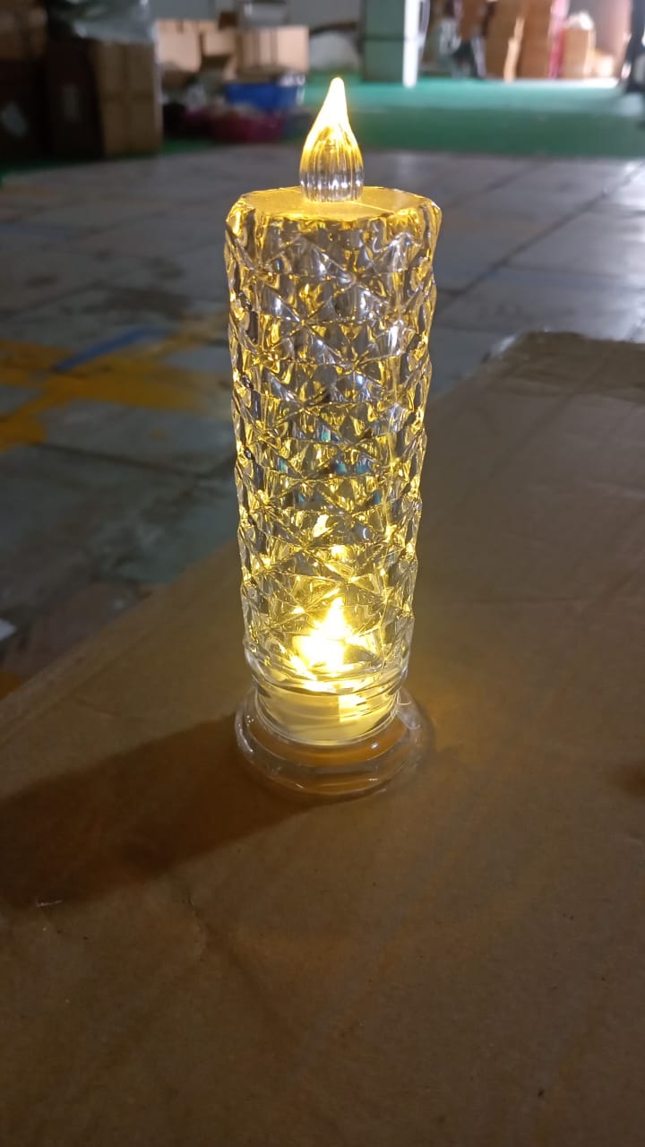 Rose Candles for Home Decoration, Crystal Candle Lights - infinityexculsivestore.com