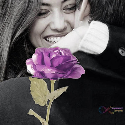 Gold Rose Artificial Rose Flower With Gift Box, Plastic Flowers Best Gifts for Friend Girl Wife Women, Golden Rose Gift for Valentine's Day, Mother's Day, Anniversary, Birthday, Wedding, Gold (1 Pc) - infinityexculsivestore.com