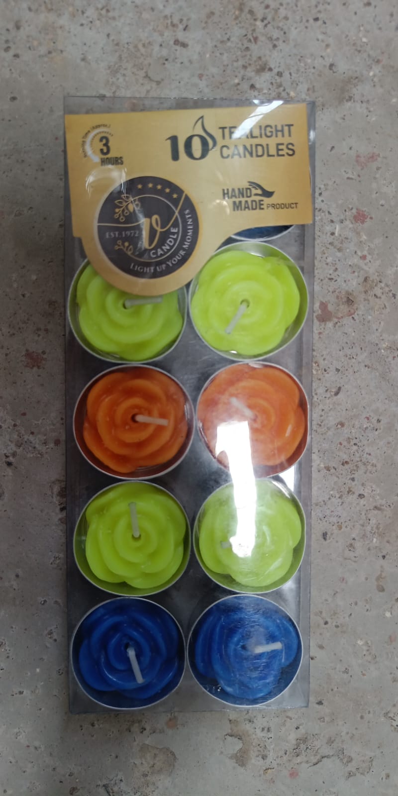 Rose Flower tealight candles, Floating Candles, Scented Tea Lights, Aromatherapy Relax (Pack of 10 Pcs.) - infinityexculsivestore.com