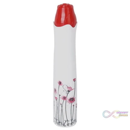 Creative mini umbrella with rose pattern, UV protection.
