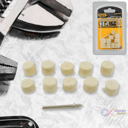 Rotary Tool Accessory Wool Felt Polishing Pad Felt (11 Pcs Set) - infinityexculsivestore.com