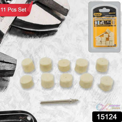 Rotary Tool Accessory Wool Felt Polishing Pad Felt (11 Pcs Set) - infinityexculsivestore.com
