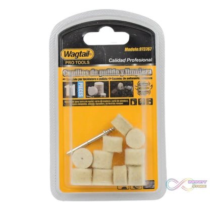 Rotary Tool Accessory Wool Felt Polishing Pad Felt (11 Pcs Set) - infinityexculsivestore.com