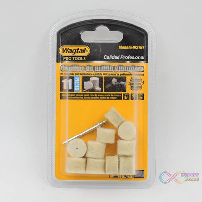 Rotary Tool Accessory Wool Felt Polishing Pad Felt (11 Pcs Set) - infinityexculsivestore.com
